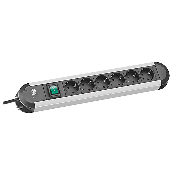 BACHMANN Steckdosenleiste 6f. inkl. Wippschalter 330.071